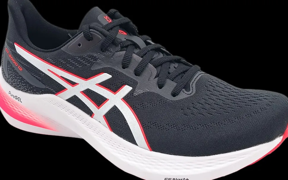 Asics GT-2000 12 black/sunrise red