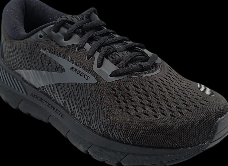 Brooks Addiction 15 GTS Black/ black/ black WIDE