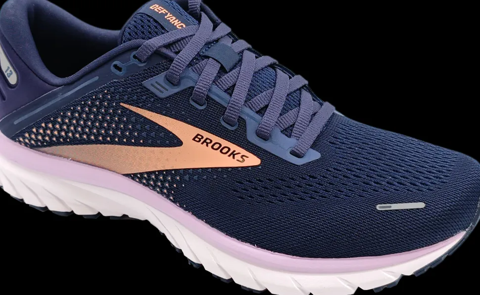 Brooks Defyance 13 peacoat/ papaya/ orchid