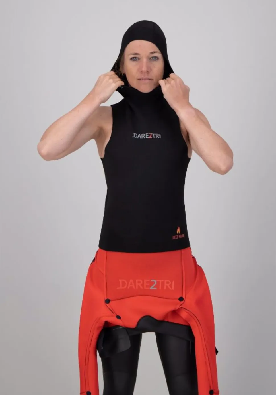 Dare2Tri Unisex Keep Warm hooded vest