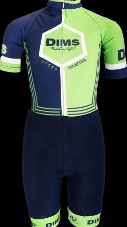 DMB speed skating groen/blauw