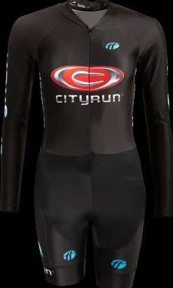 DoubleFF Cityrun zwart lange mouwen