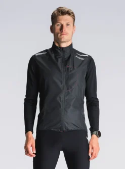 Fusion mens S1 run vest black