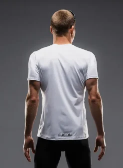 Fusion mens Tempo! t-shirt white brand