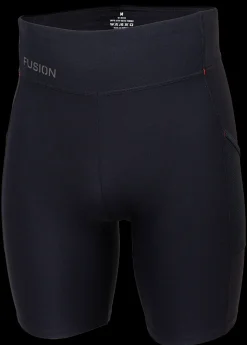Fusion womens C3 short training tights black