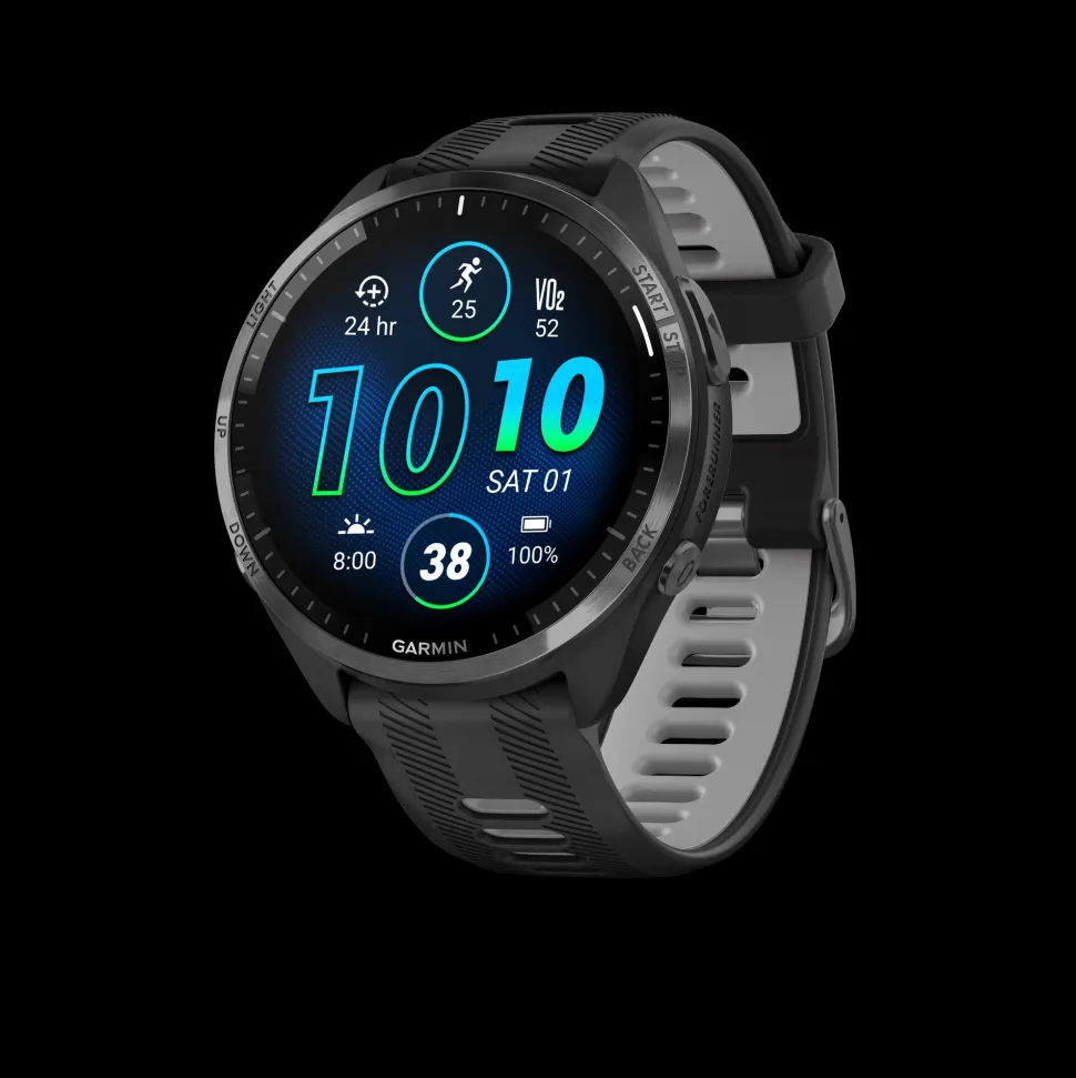 Garmin Forerunner 965 zwart met carbon grey DLC titanium