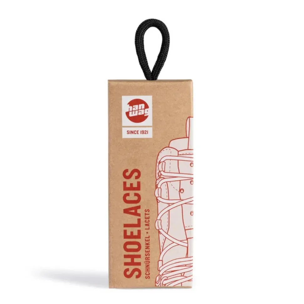 Hanwag schoenveters 110cm mocca/asphalt