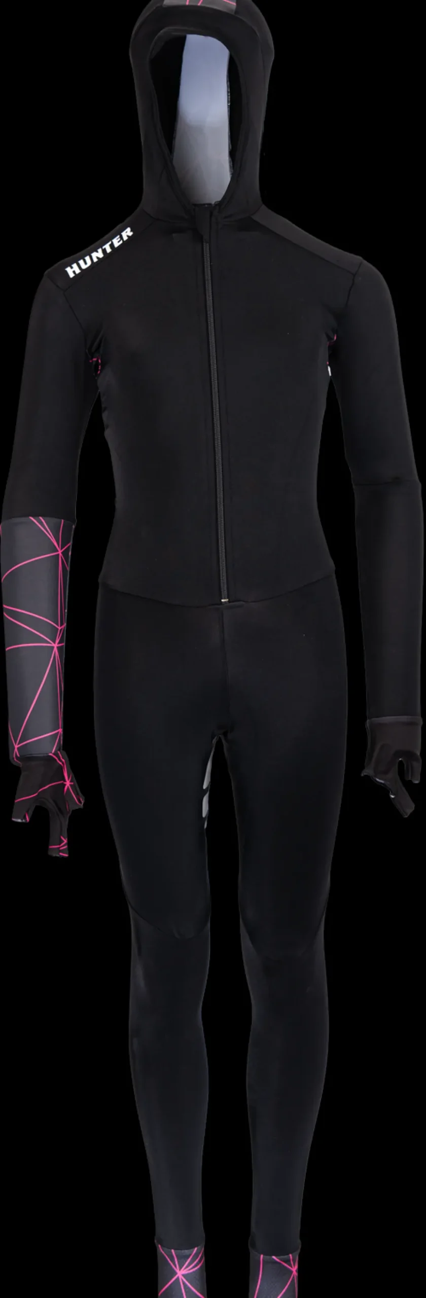 Hunter Speedsuit Lines Lycra Pink