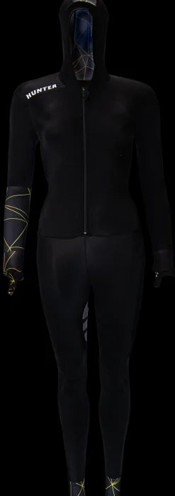 Hunter Speedsuit Lines Lycra Yellow