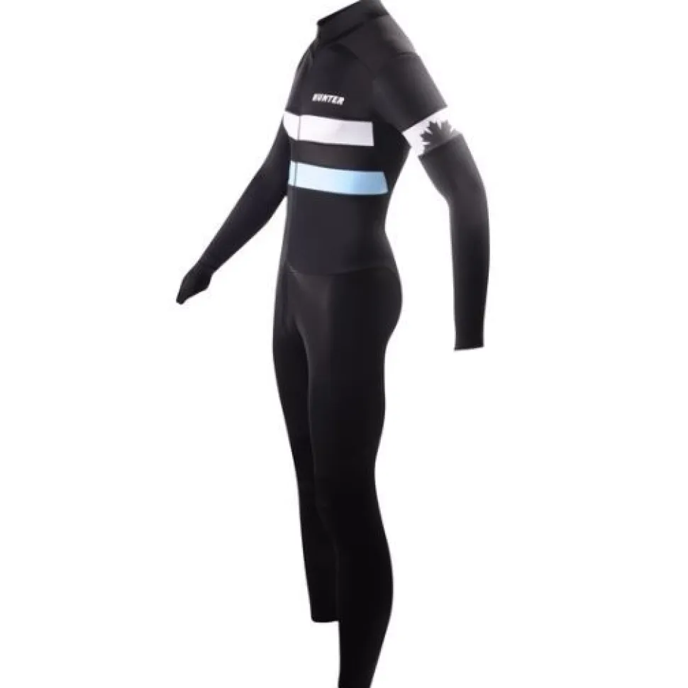 Hunter Speedsuit RTR lycra met cap Retro Navy-White