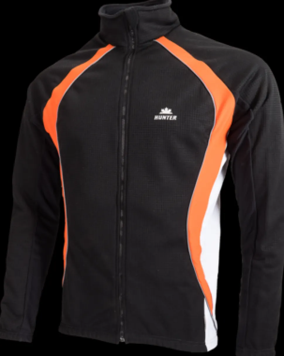 Hunter Windtex Jack Zwart/oranje grijs