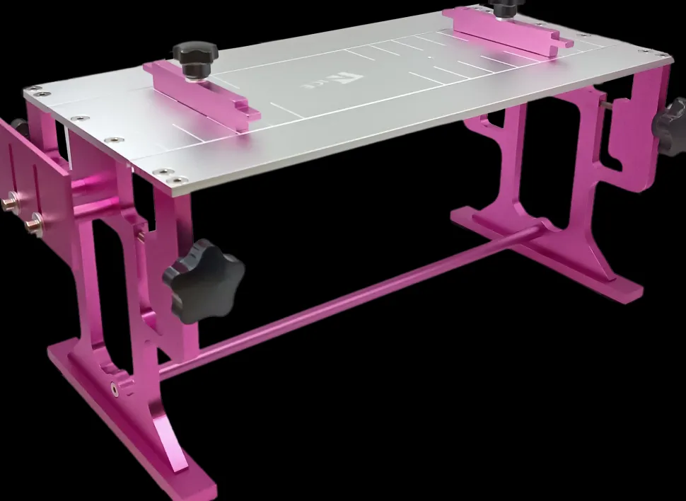 Nice slijptafel lange baan roze