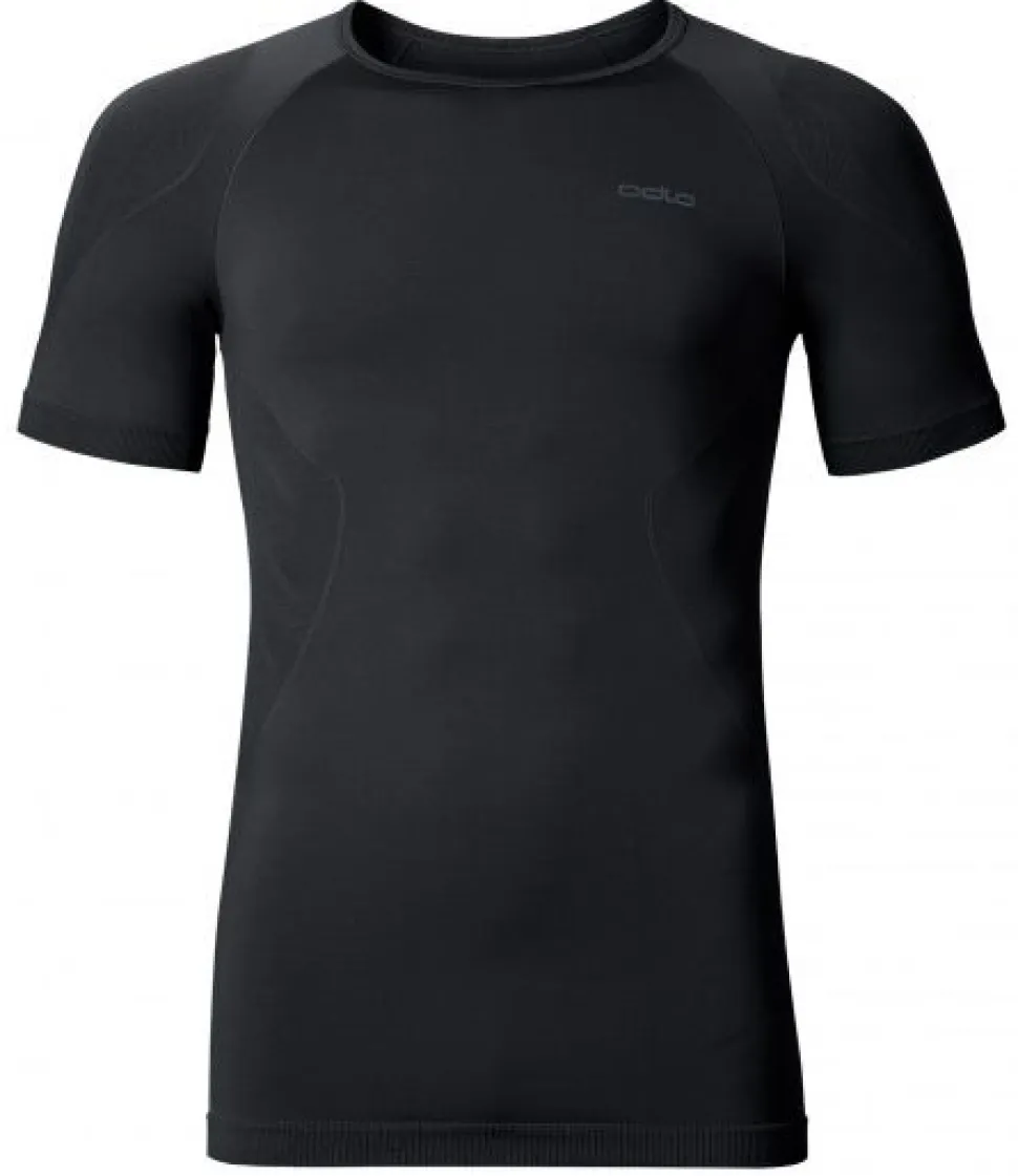 Odlo Heren Shirt Korte mouw/ Crew Neck Evolution light, Zwart