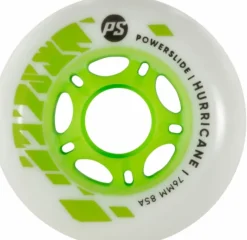 Powerslide Hurricane 76mm groen/wit