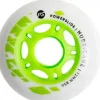Powerslide Hurricane 72mm wit/groen