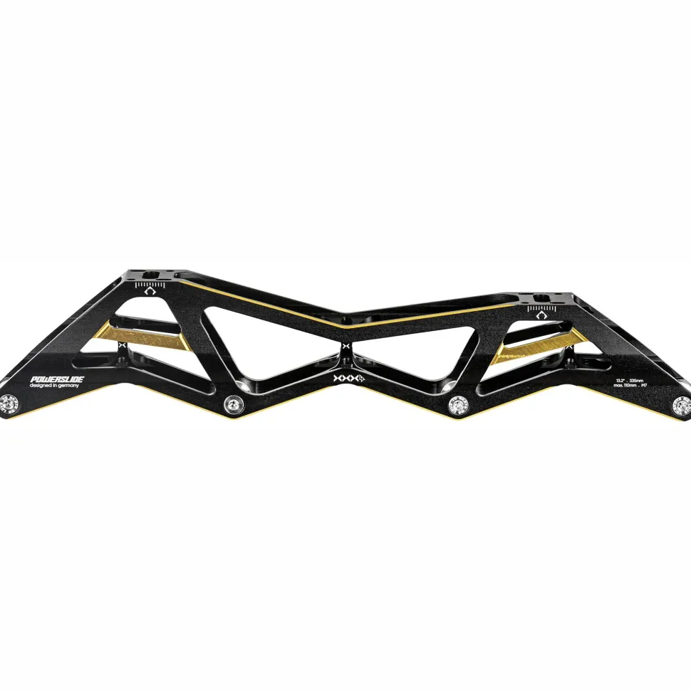 Powerslide 3X4 4x110 zwart/goud