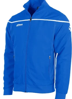 Reece Varsity Woven Jacket Unisex blue-white