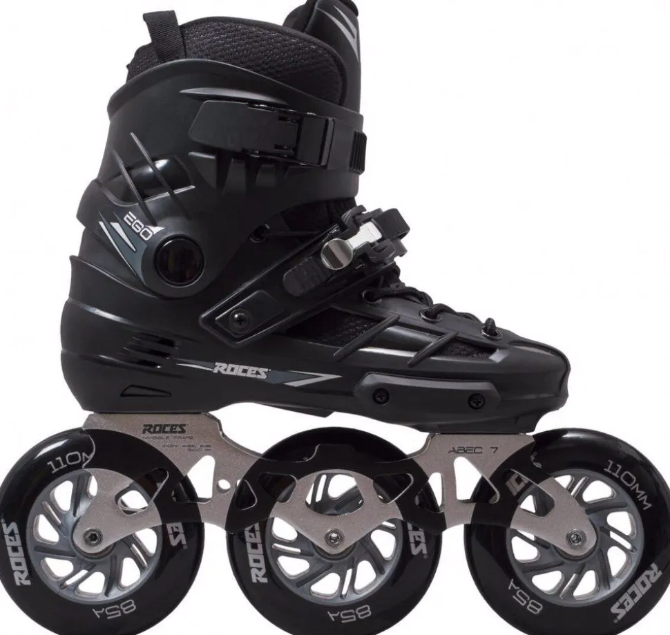 Roces EGO TIF 3x110 Zwart/Zilver
