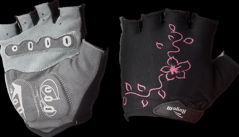 Rogelli Donna Fiets/Skate Handschoen Dames zwart