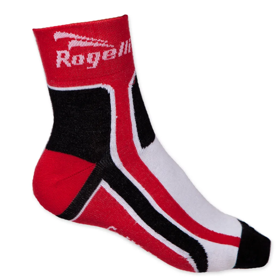 Rogelli Kinder sportsok RCS-03 wit/rood