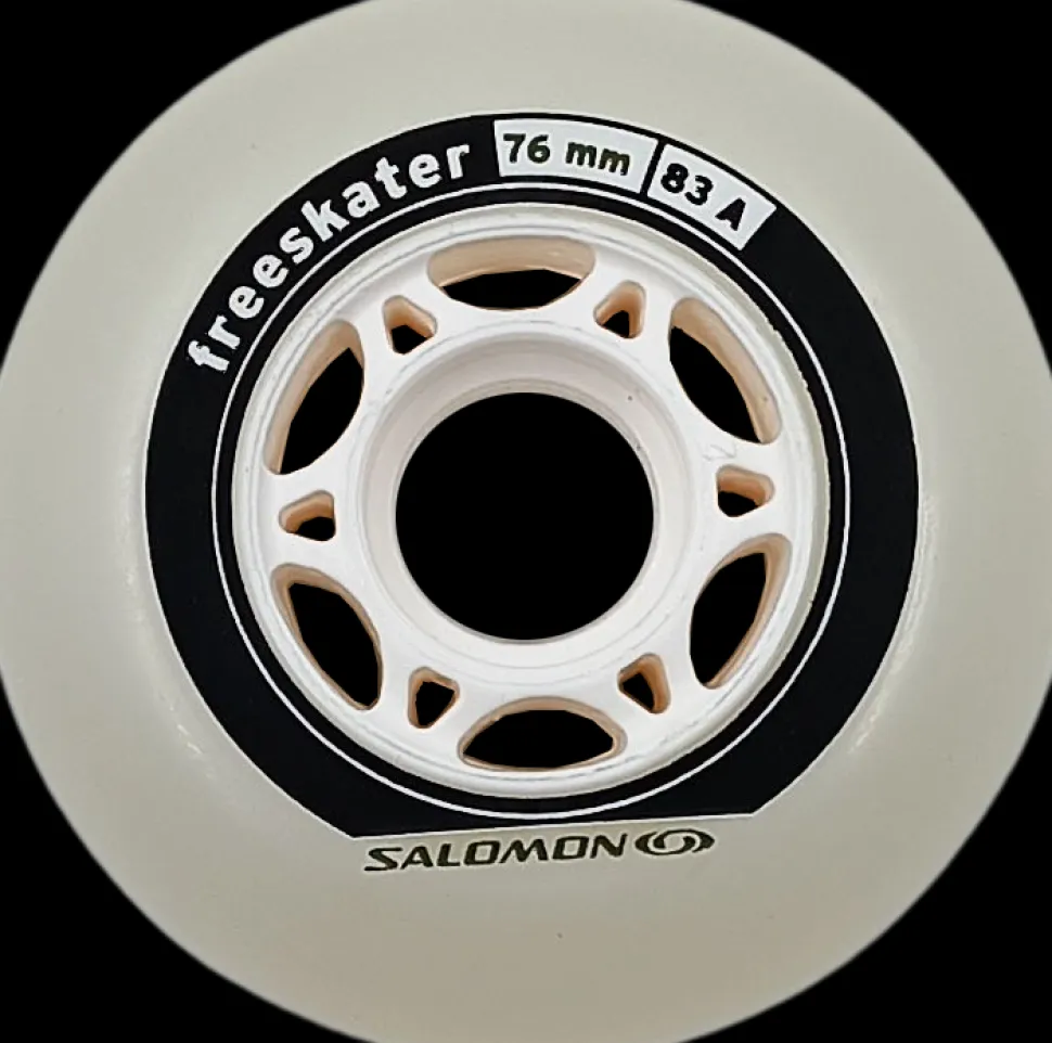 Salomon Freeskate wit 76mm