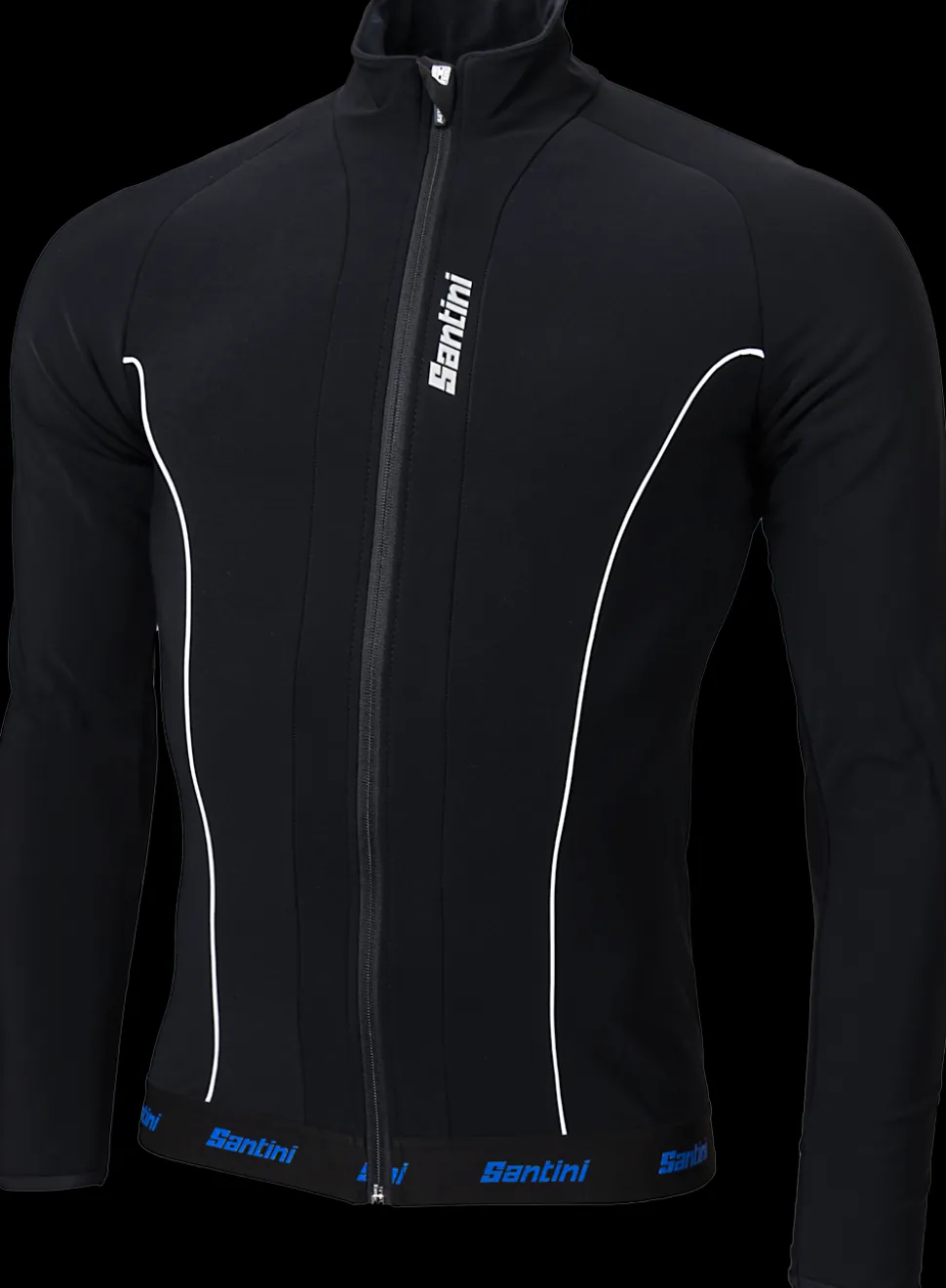 Santini Windstopper Zwartprint Fietsjack