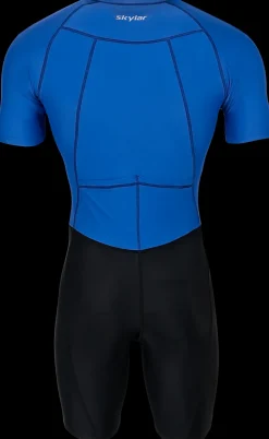Skylar Skeelerpak Bellesco speed lycra blauw/zwart